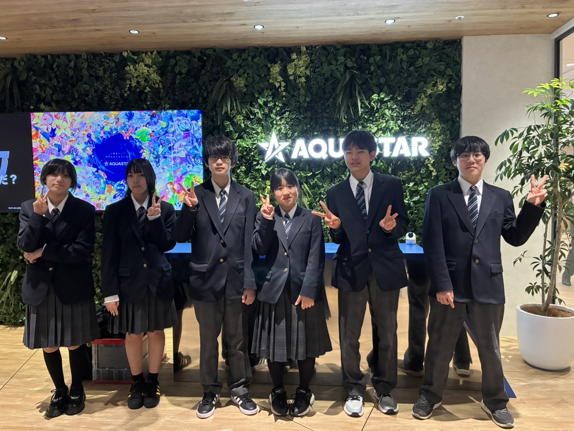 酒田市立鳥海八幡中学校の学生による企業訪問が行われました