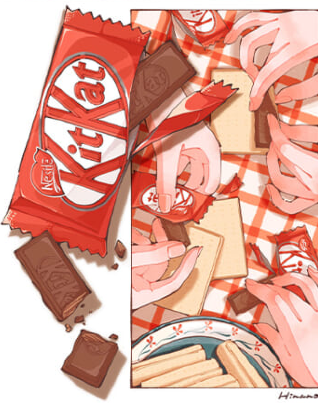 商品パッケージのイラスト制作例
